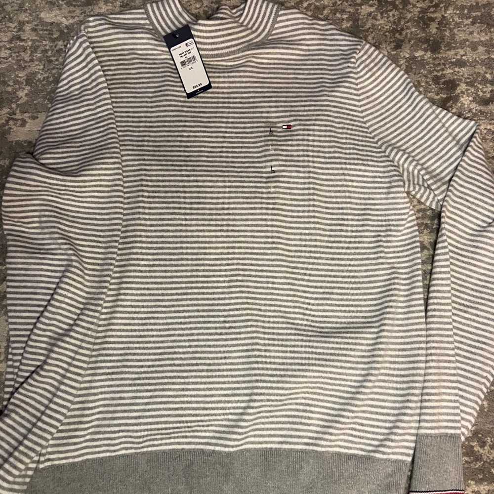 Tommy Hilfiger Stripped turtleneck sweater